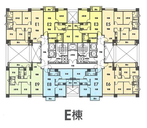 平田邨平真樓平面圖